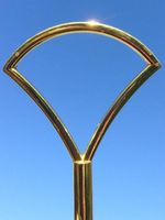 ETAGEREN  STANGENSET  ELEGANCE GOLD  FÜR EINE 2-STÖCKIGE ETA