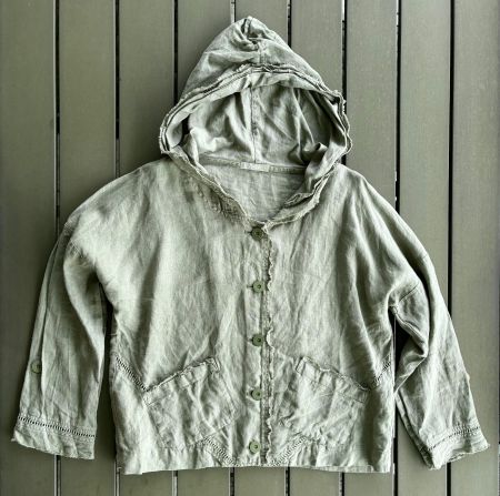 Nile Jacke mit Kapuze, Gr. S, olivegrün