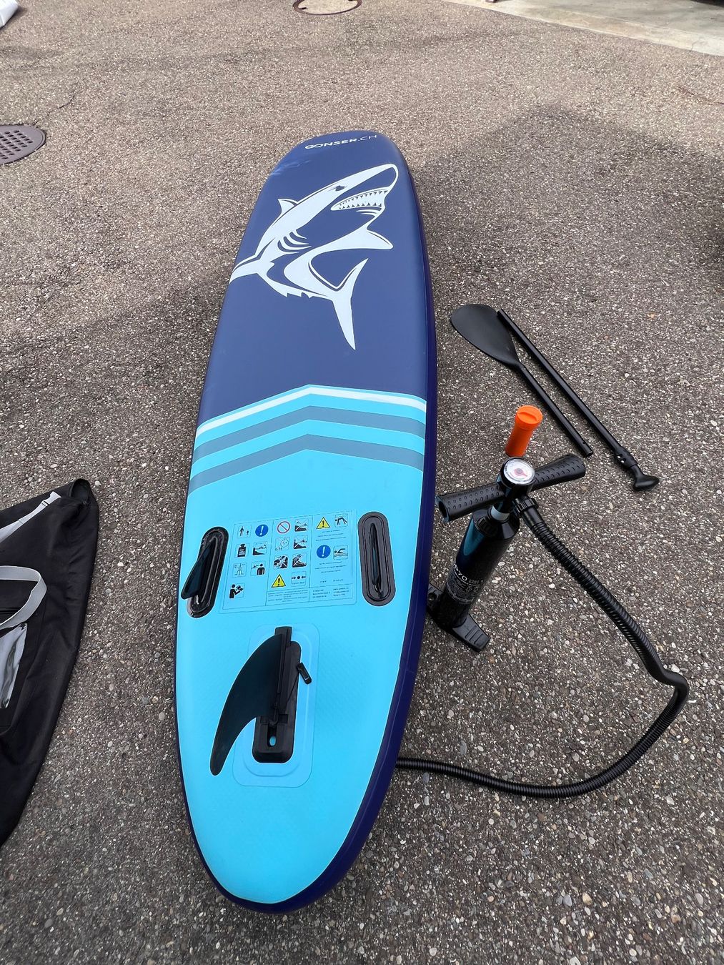 Tavole da surf e di nuoto: SUP Stand Up Paddle Board-Set in tollem Design – Usato da Gibswil venduto da sunnehuegeli 1