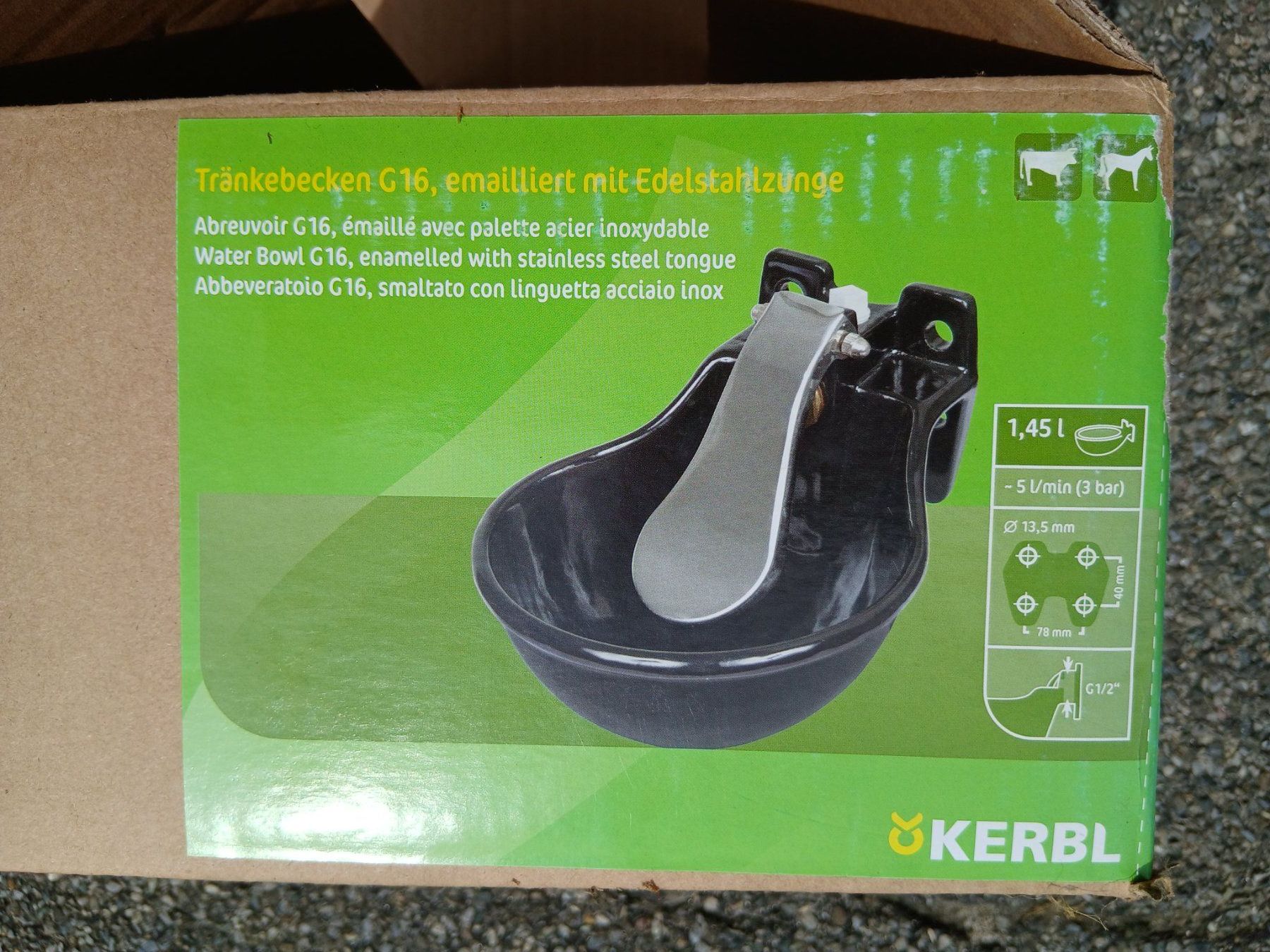 Stagni & Fontane ornamentali: 1 Tränkebecken Kerbel – Nuovo (secondo la descrizione) da Winden venduto da niroll
