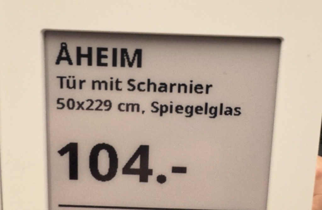 Ikea Porte: Ikea Spiegelglas Türe – Usato da Wettingen venduto da -fresch- 2