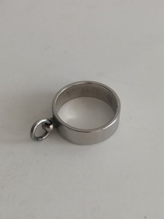 Bague BDSM 'Maitresse' En Argent - Taille 60 - Style Fetish Chic