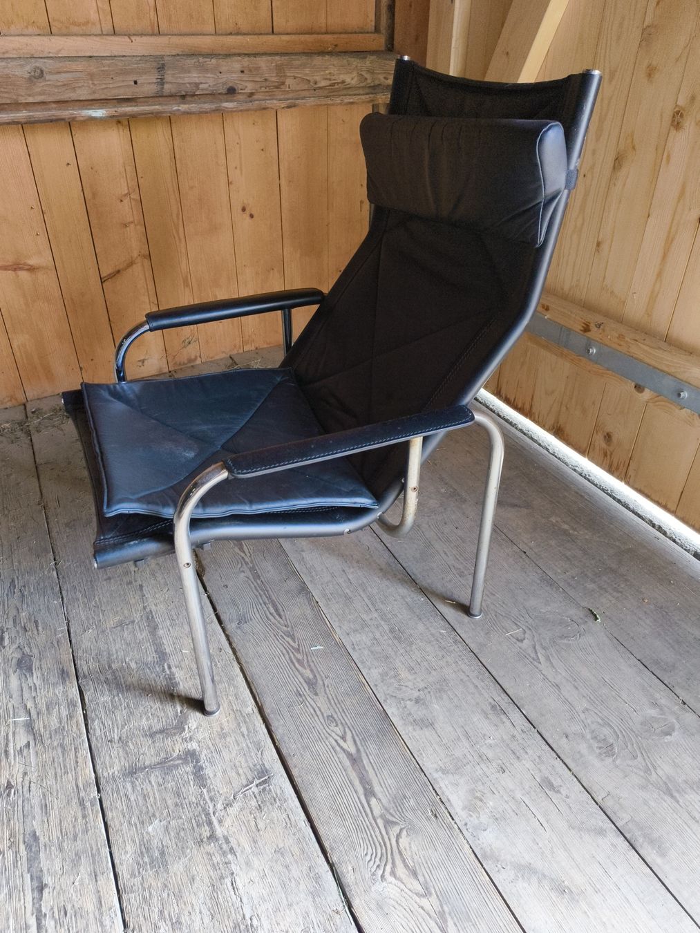 Eichenberger Sessel: Eichenberger Strässle Hochlehner Sessel Leder Schwarz – Gebraucht aus stettlen von VintageBern_ch