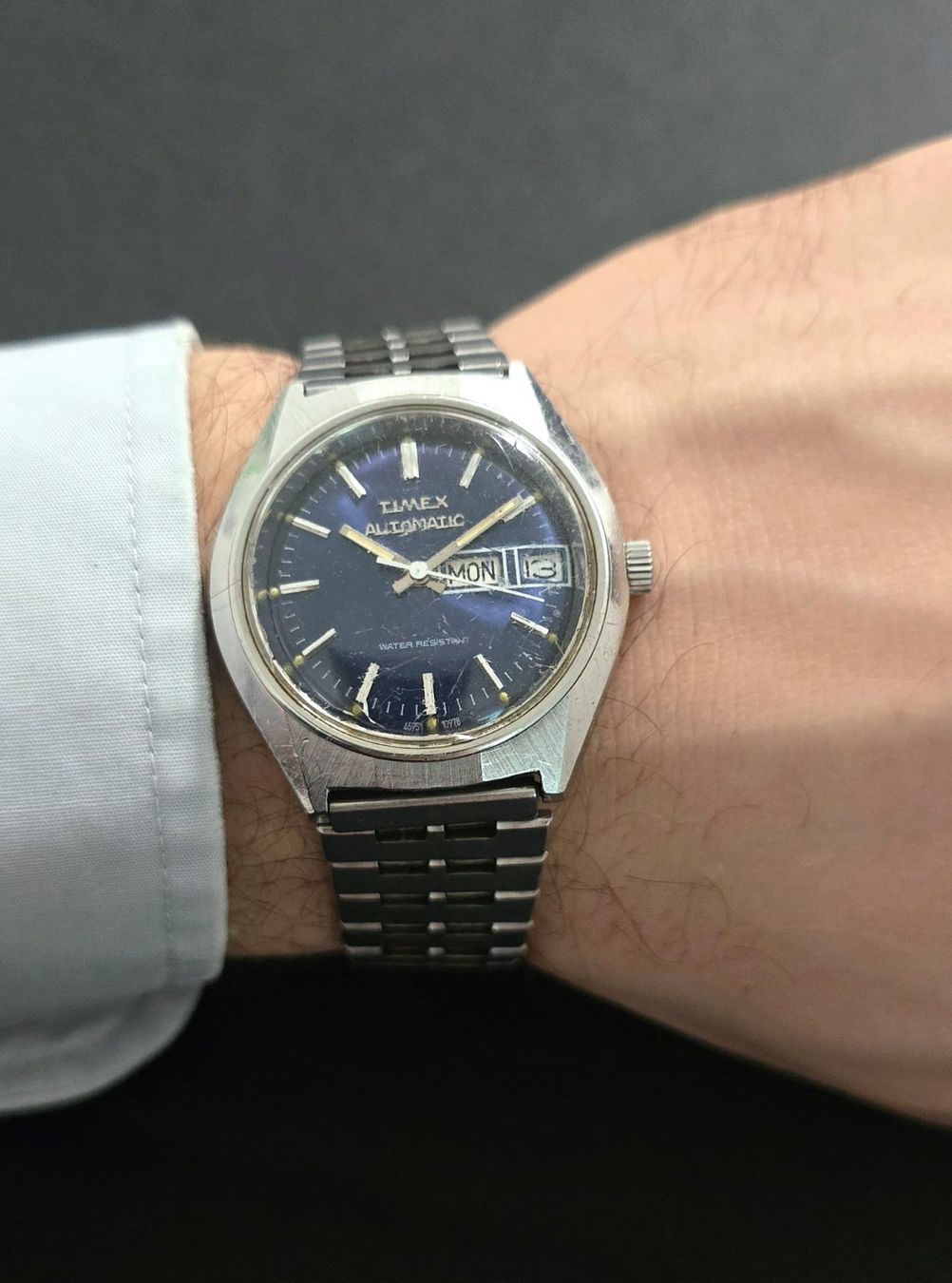 Timex Montres: TIMEX AUTOMATIC DAY-DATE  Selten – Défectueux à Neftenbach par Taschen-Uhren