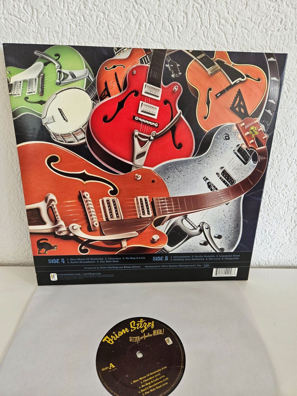Dischi in vinile: Brian Setzer goes Instru-MENTAL LP - US-Pressing 2011 – Usato da Gunzwil venduto da Charro03 1