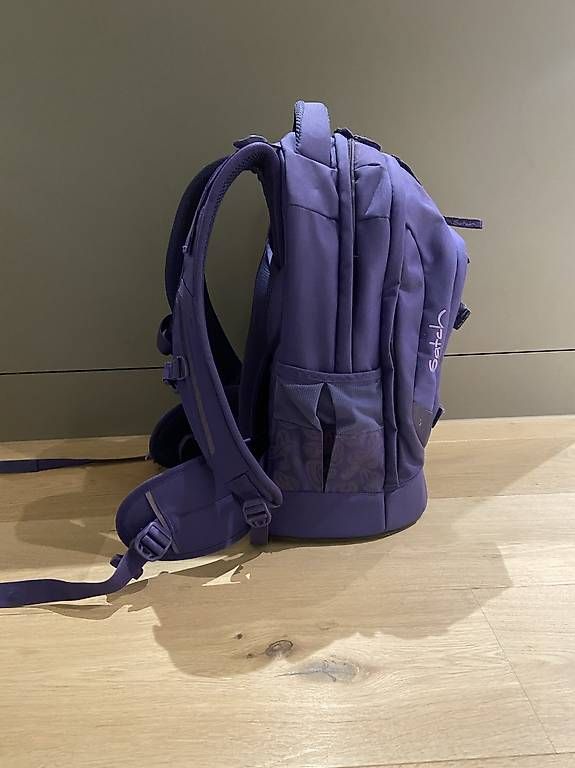 Borse & Zaini: Satch Schulsack violett mit smileys – Usato da Jegenstorf venduto da stipe01 1