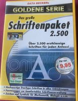 Das grosse Schriftenpaket 2.500 neu