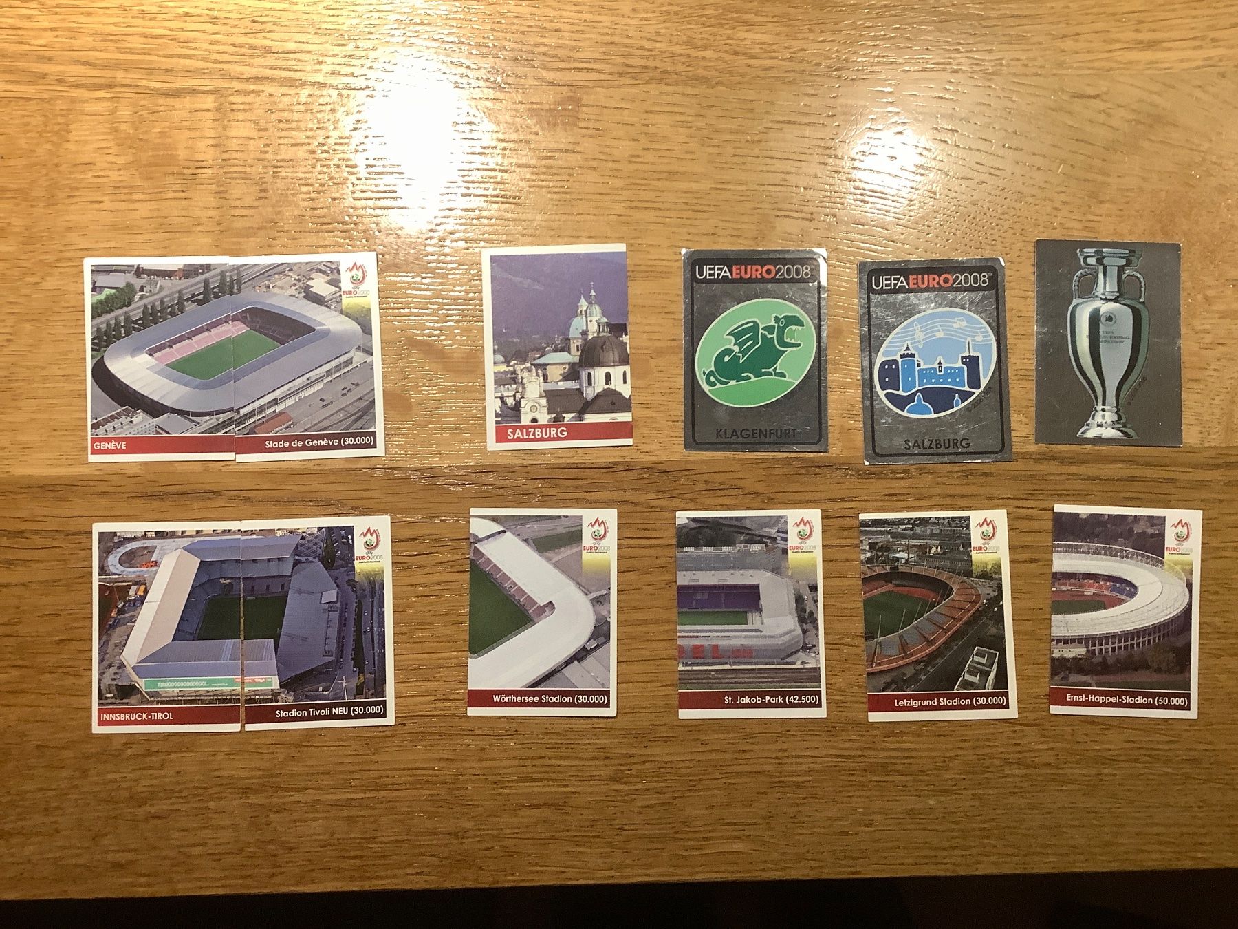 Panini Carte collezionabili: UEFA EURO 2008 Panini Sticker Stadion – Usato da Winterthur venduto da Cybersteffi