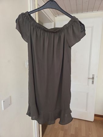 Khaki Sommerkleid, Grösse S