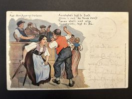 AK Appenzell 1899 gel. Rar!