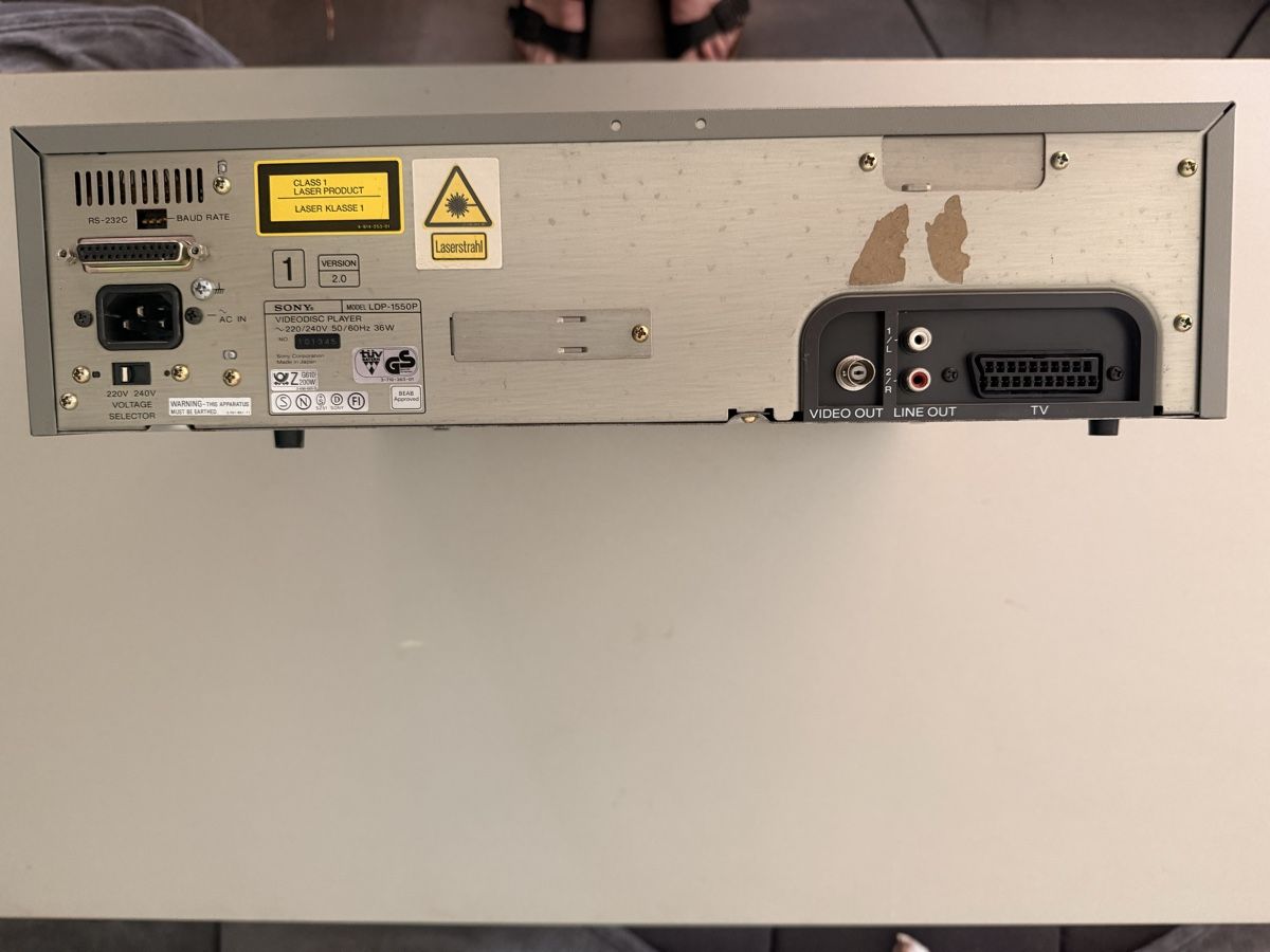 Sony Sistemi audio & multimediali: Sony LDP-1500P LaserDisc / LaserVision Player – Difettoso da Reinach BL venduto da Rushkatie 2