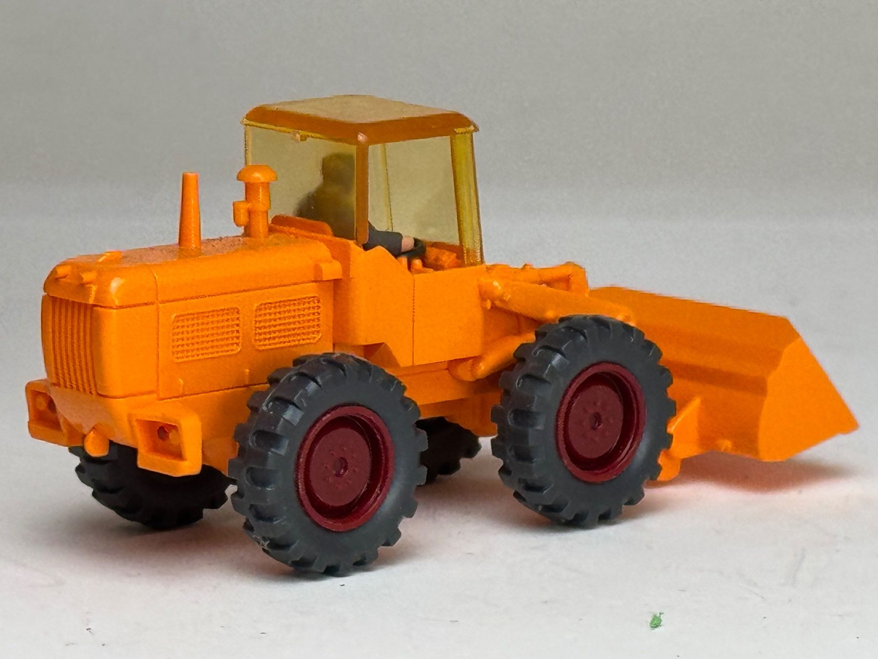 Wiking Modellini d'auto: SG- Wiking Hanomag Radlader mit Dach orange – Usato da Elm venduto da Wikmtz 1