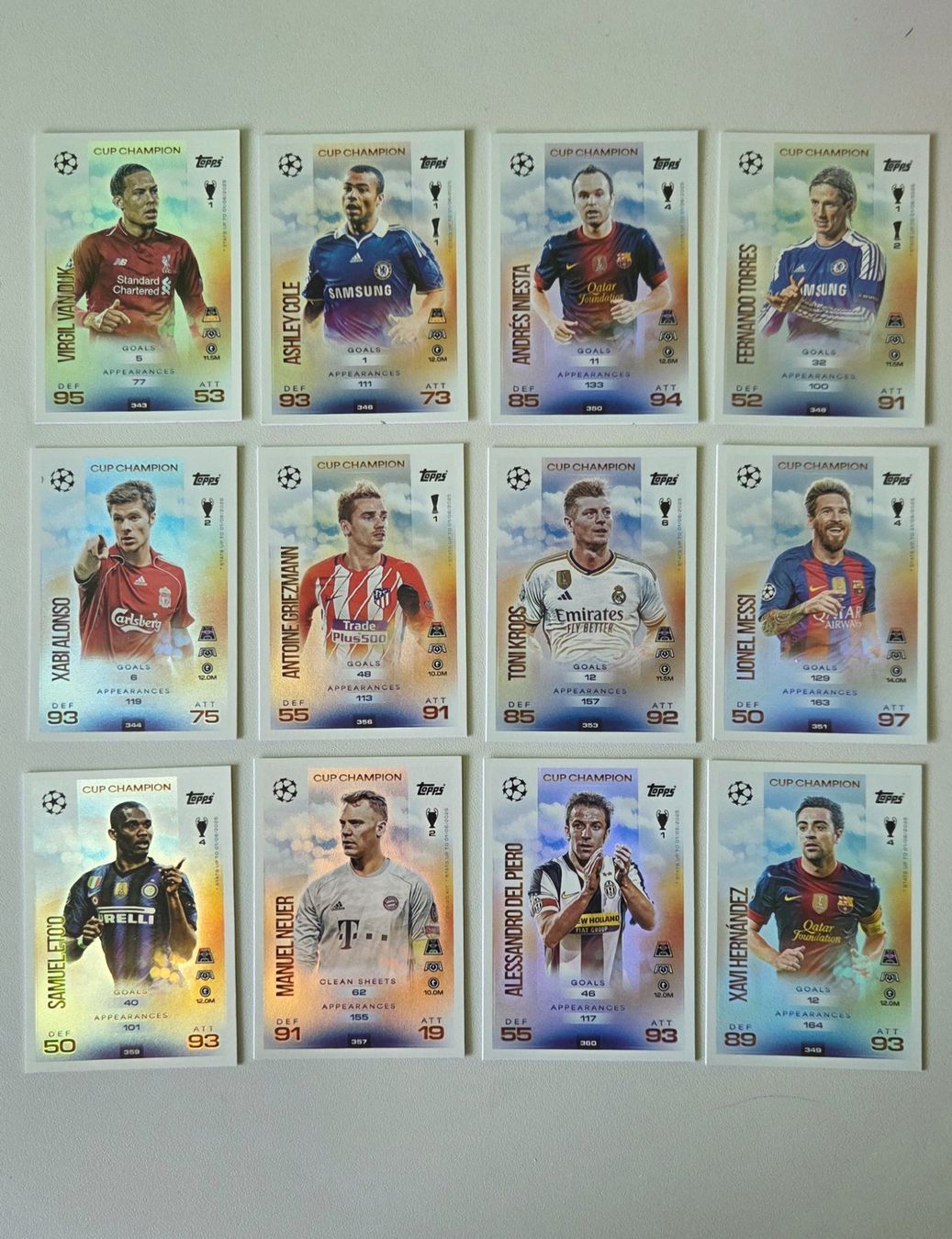 Topps Carte collezionabili: Match Attax Topps Cup Champion 12 Karten – Nuovo (secondo la descrizione) da Liestal venduto da Raquel77