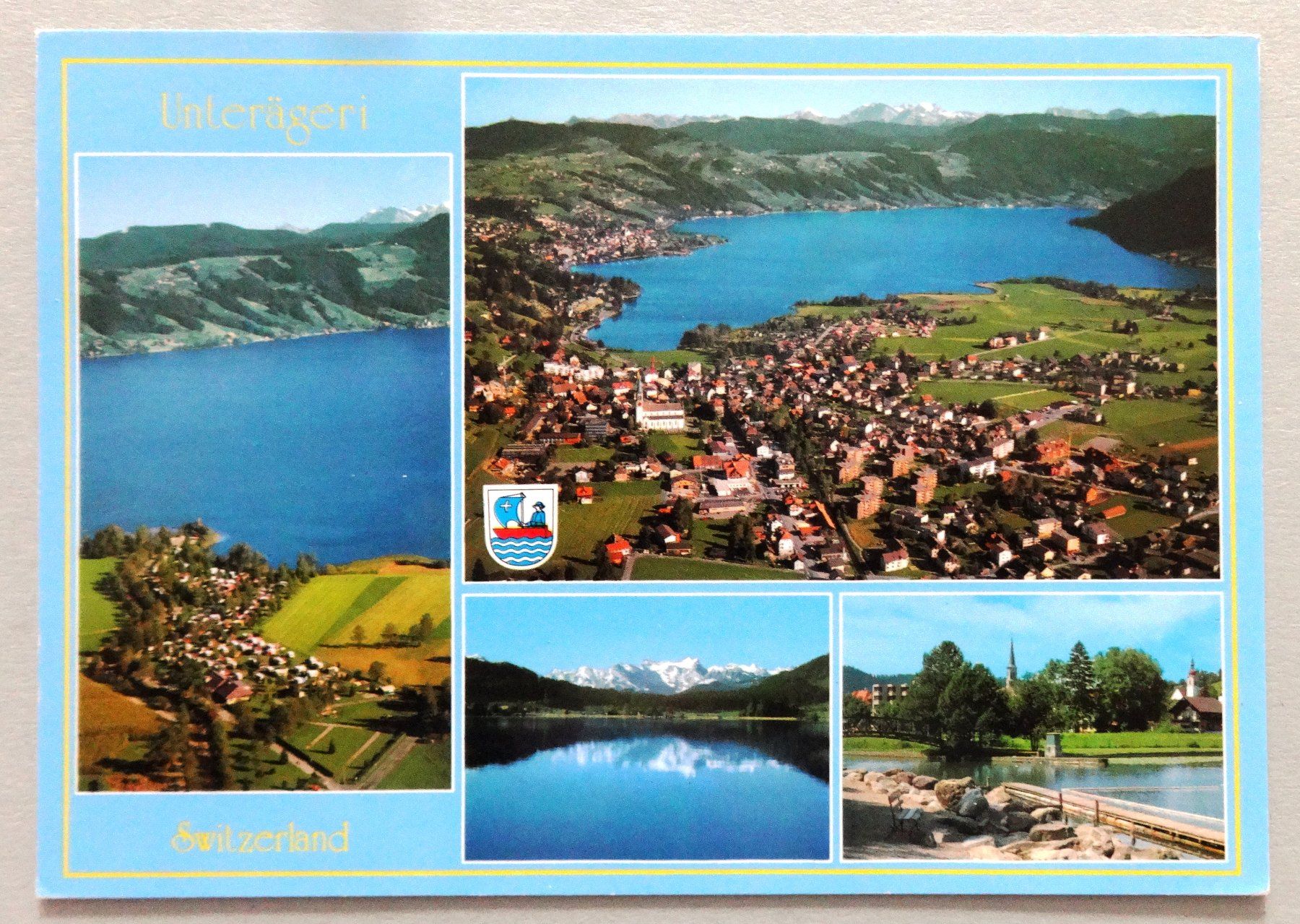 Cartes postales: Unterägeri mit Aegerisee – D'occasion à Fétigny par Billy2miny