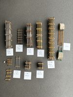 Eisenbahnschienen Buco Set mit Weichen