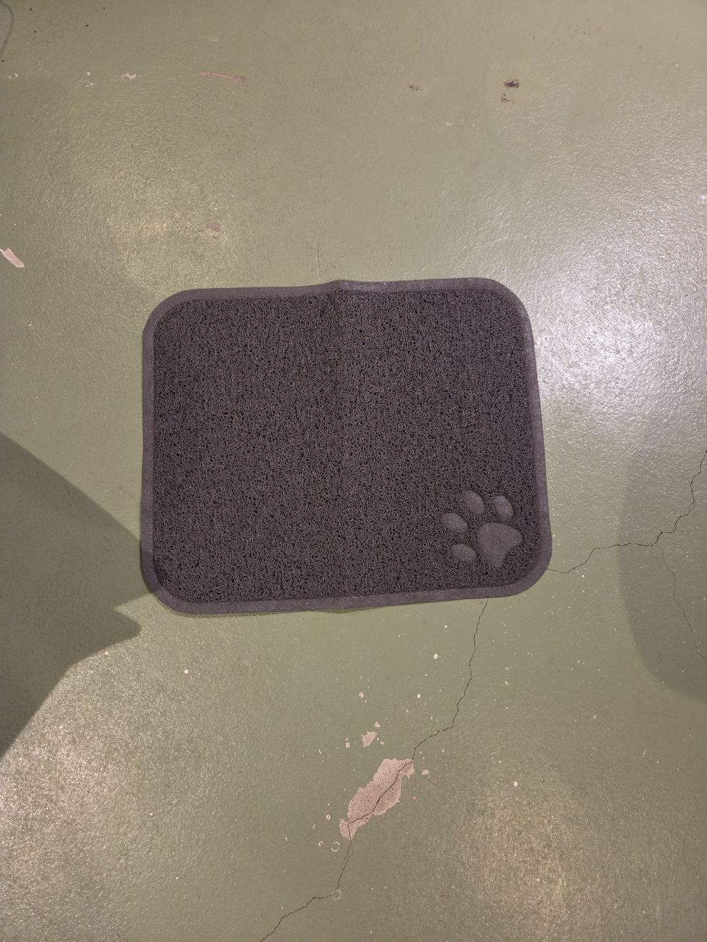 WC: Schmutzfangmatte Katzenpfote - Dunkelgrau  – Usato da Lostorf venduto da _Venus_