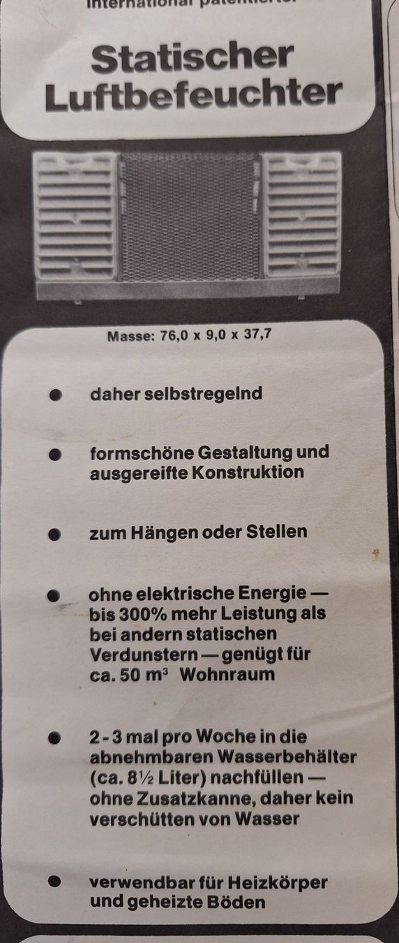 Umidificatori d'aria: Luftbefeuchter 2 Sück – Usato da Rüti ZH venduto da Xokimilko 2
