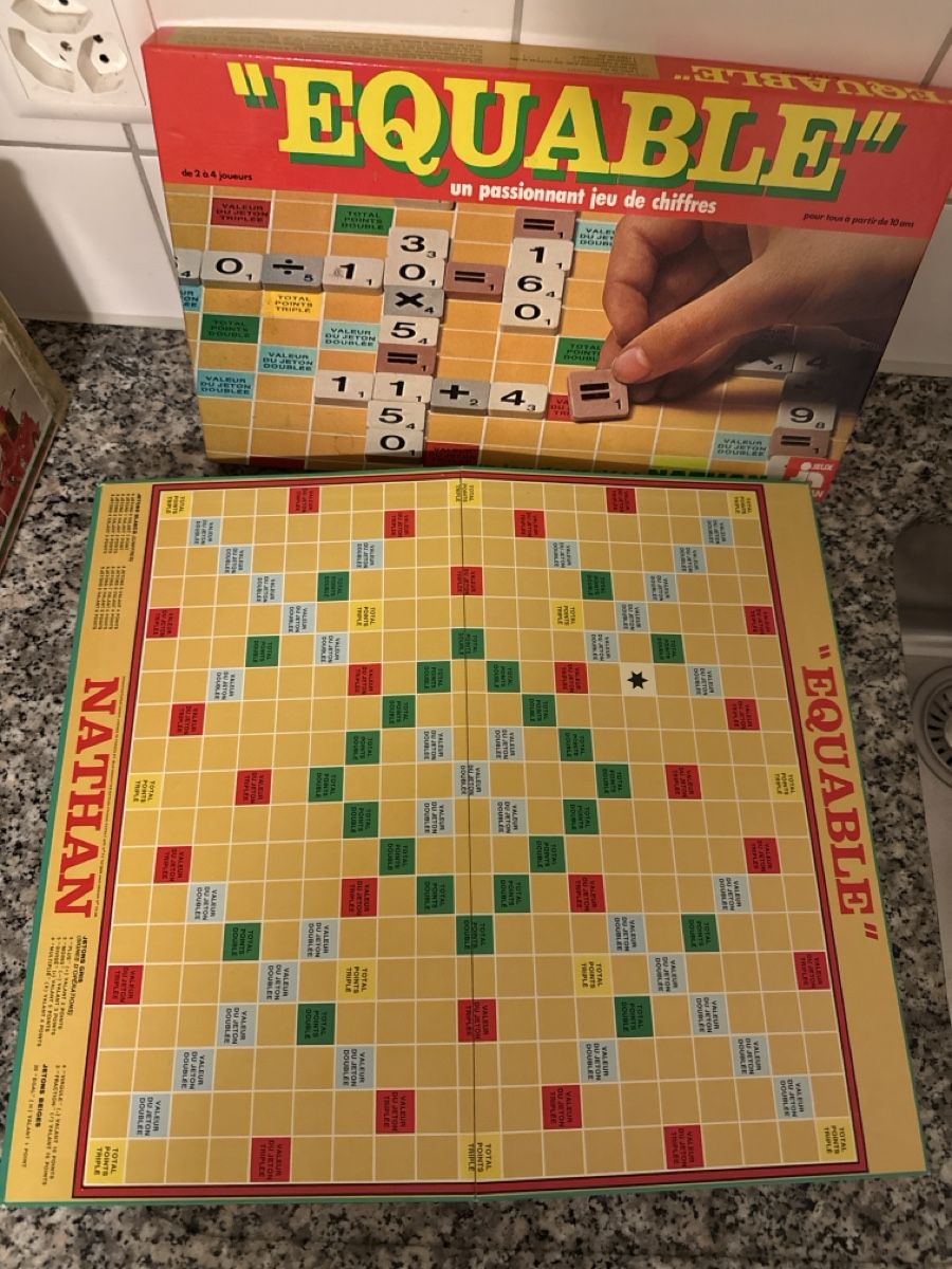 Giochi: Jeu Equable de Nathan - Passionnant jeu de chiffres – Usato da Carouge GE venduto da OlivierZ 2