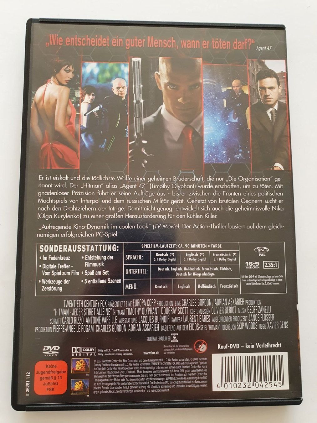 Alle DVDs: Hitman - jeder stirbt allein – Gebraucht aus Oberdorf BL von BaldenEagle 1