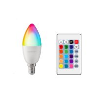 Glühbirne RGB LED Lampe E14 6W Fernbedienung Nachtlicht