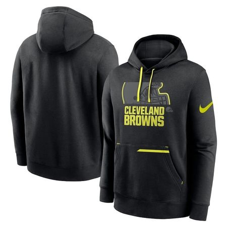 NFL Nike Cleveland Browns Hoodie schwarz Gr. XL neu