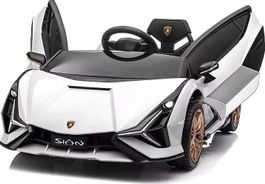 Lamborghini Sian, 12V, 1-Sitzer, weiss - originalverpackt