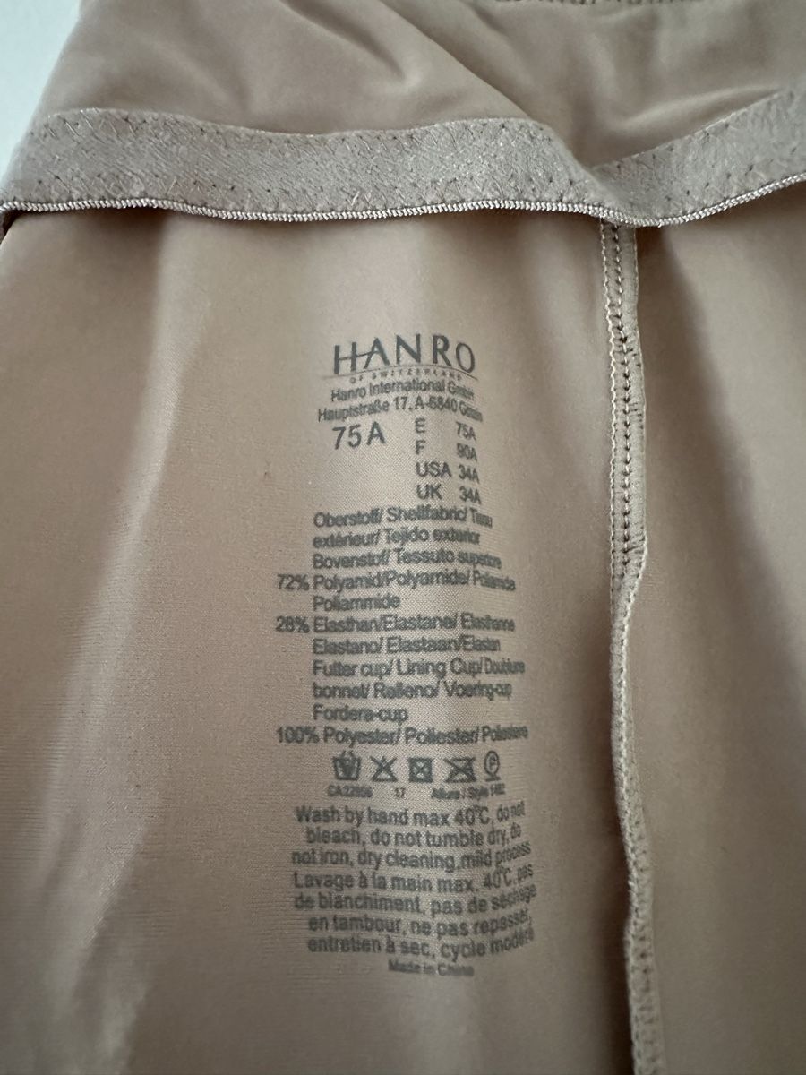 Hanro Autres dessous: Hanro Spaghetti Top nude – D'occasion à Trimbach par Goldchild_8 3