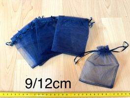 Organza Säckli für Allerlei   10 Stk   9/12cm  neu  herzig