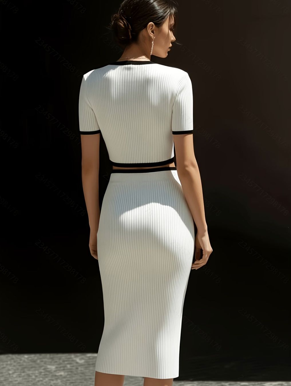 Vestiti: Elegantes Rippstrick-Kleid – Nuovo e nell'imballaggio originale da Reinach BL venduto da Deinfashion 2