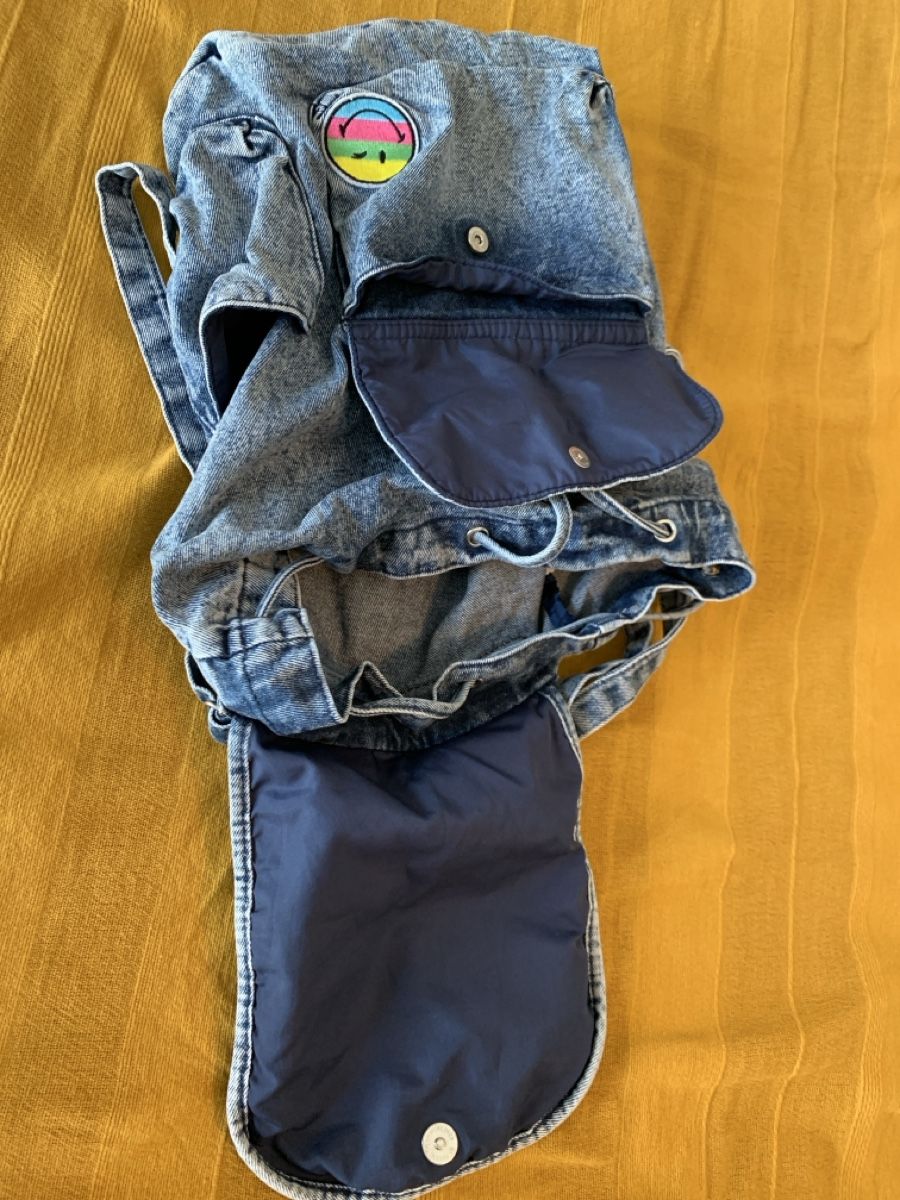 Rucksäcke: Rucksack, 100% Baumwolle, Denim – Gebraucht aus Winterthur von Samu-V 4