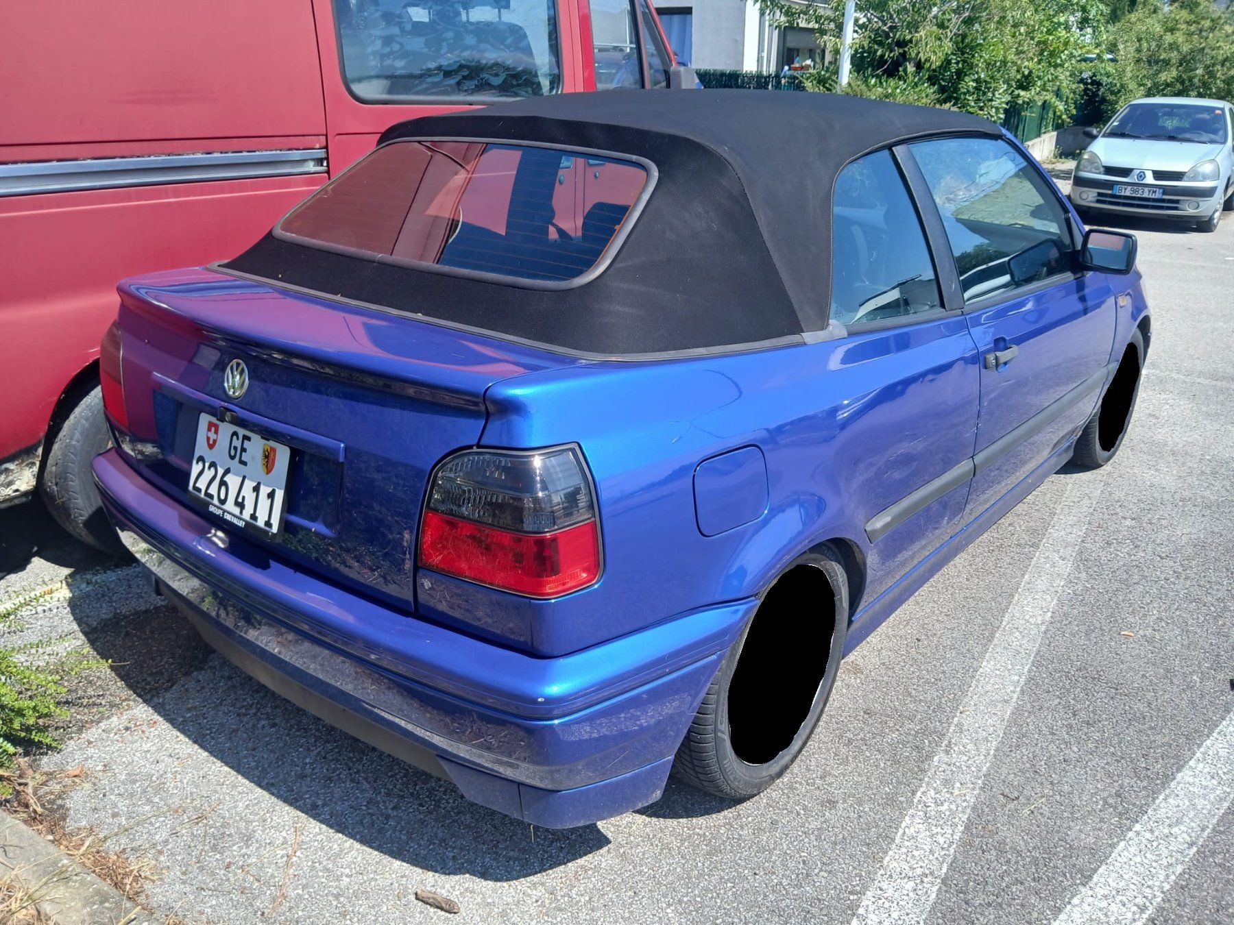 VW Automobili: VW Golf 3 2000 Pink Floyd Cabriolet – Difettoso da Meyrin venduto da npdc92 2