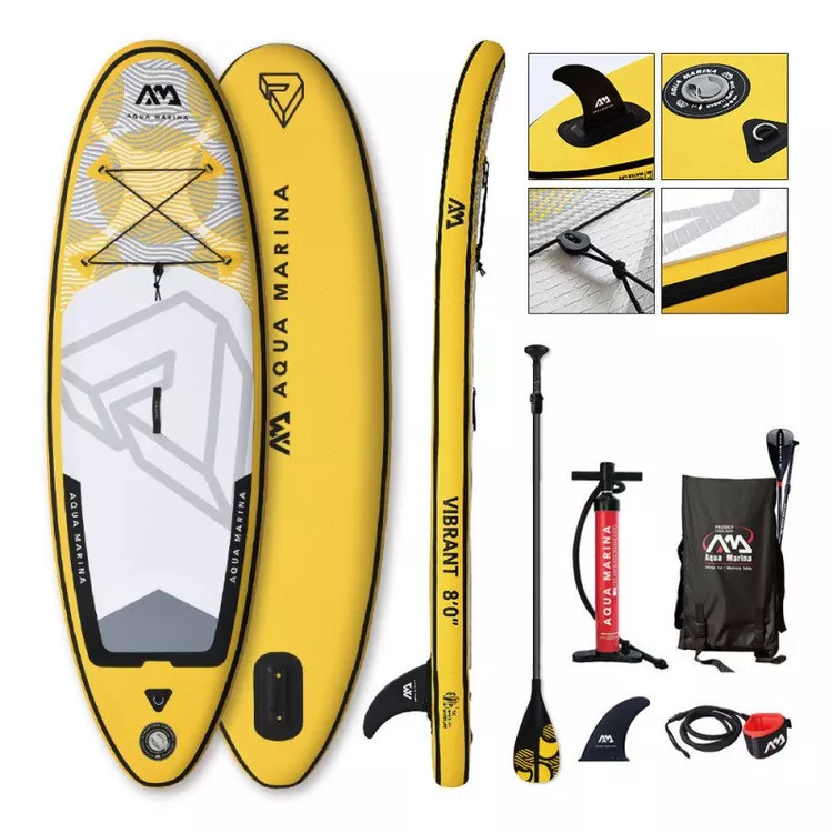 Pagaie Télescopique Aquamarina Ace Pour Enfants – Léger, Alu 1mm, Longueur 130-165cm, Pales Renforcées