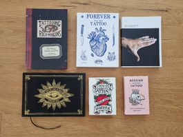 Diverse Bücher über Tätowierungen/Tattoos 