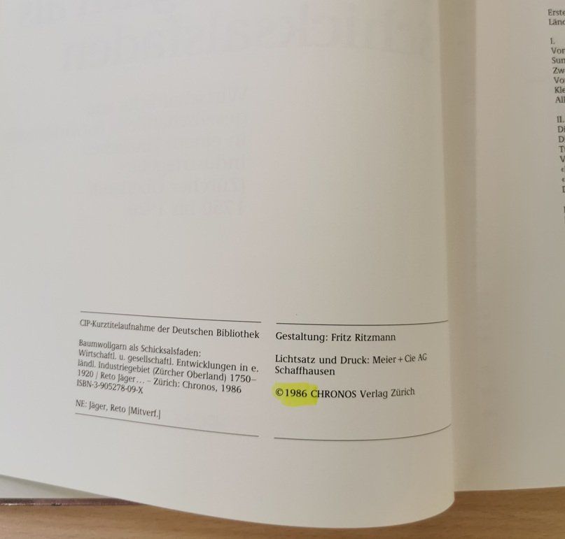 Bücher: Baumwollgarn als Schicksalsfaden (Buch) – Gebraucht aus Wilen b. Wollerau von morethanmusic 3
