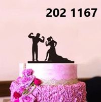 NEUER Torten Topper Paar Kraftsport Hochzeitstorte - 2021167