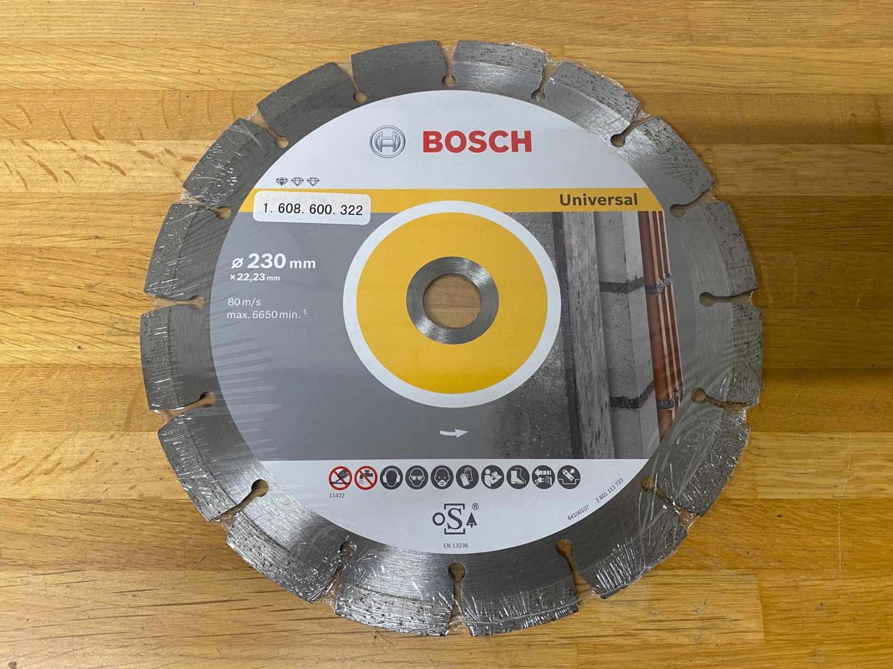 Bosch Tutti gli attrezzi: Bosch Diamanttrennscheibe 230 mm – Nuovo e nell'imballaggio originale da Schönenbuch venduto da Laubfrosch05