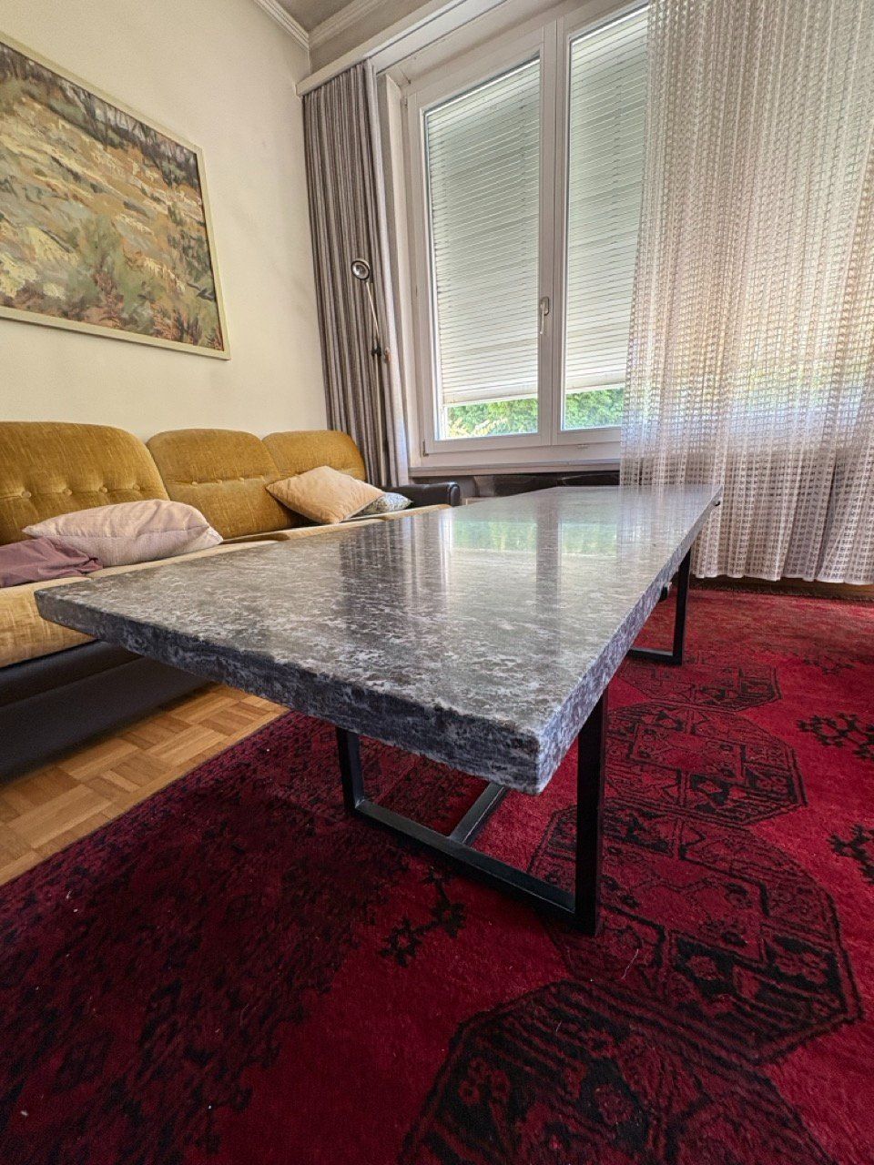 Tables: Mid-Century Salontisch (Marmorplatte) – D'occasion à Ins par ab_80 3