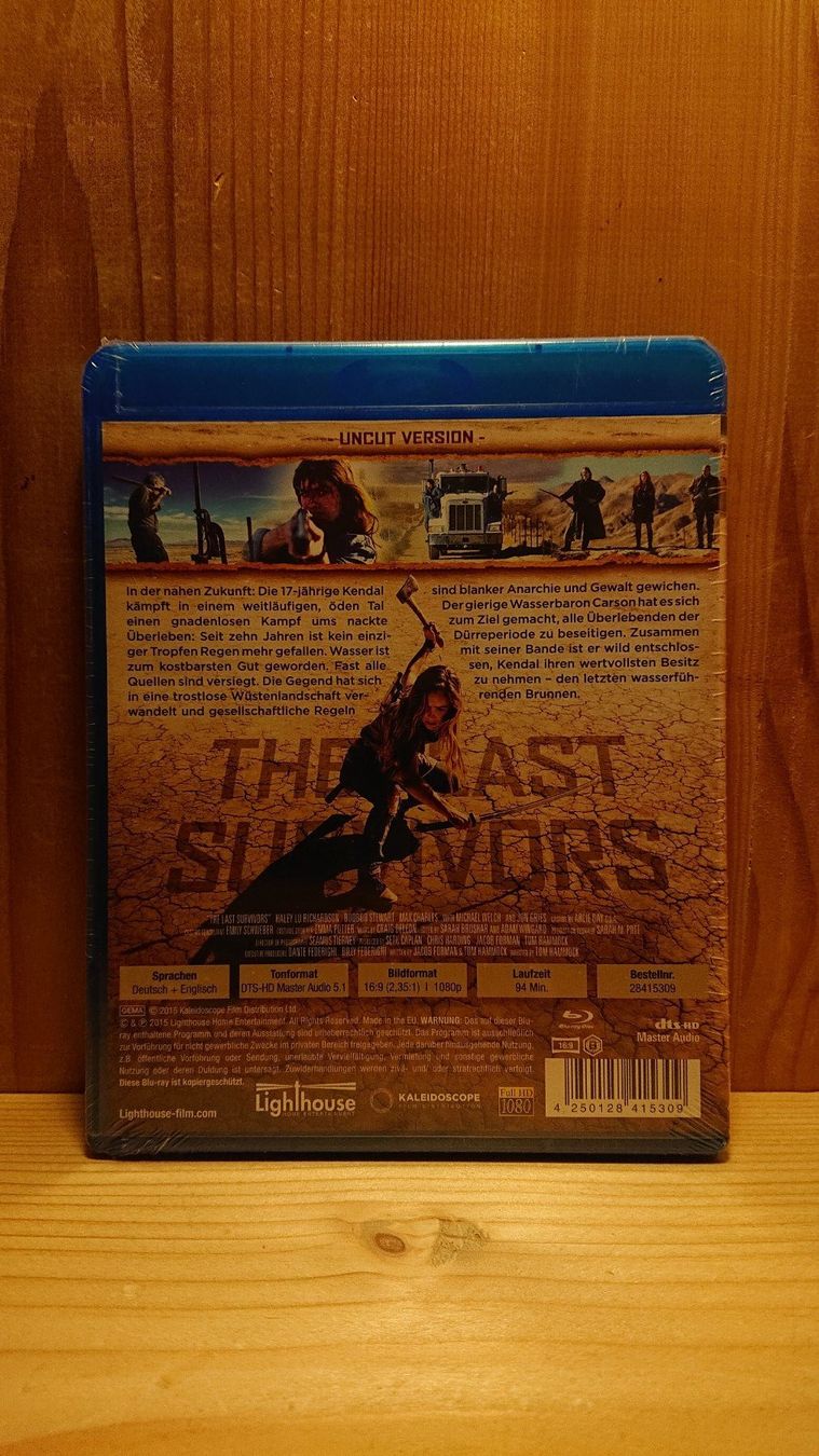 Tous les DVDs: THE LAST SURVIVORS Blu-Ray Uncut Version – Neuf avec emballage d'origine à Wilderswil par Exebub 1