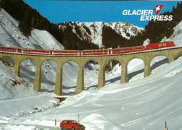 AK Glacier Express - bei Sedrun-Bugnei