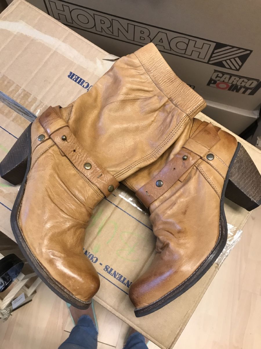 Damenschuhe: Lederstiefel von MARUTI, Gr.37,braun – Gebraucht aus Meilen von delta-da-spica 3