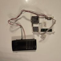 Elektronik mit Flowmeter Anschluss, Druckknopf 2-Fach-Kompl.