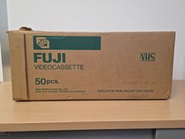 50x Fuji VHS Videokassetten NEU & OVP Duplicator Pack Bulk