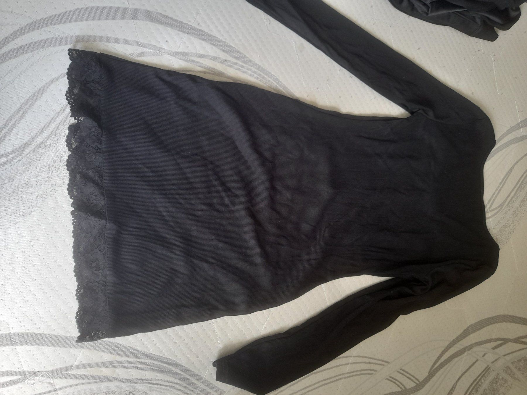 Vestiti: Kleid schwarz langarm – Nuovo e nell'imballaggio originale da Gwatt (Thun) venduto da B.D.999 4