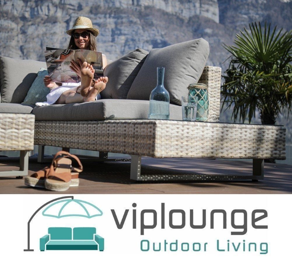 Viplounge Divani: Rattan Lounge mit Liege – Nuovo e nell'imballaggio originale da Uznach venduto da viplounge 2