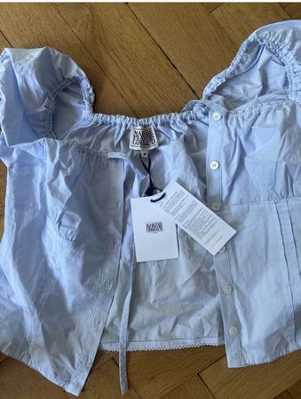 Light light-blue blouse by Marithe Francois Girbaud blouse