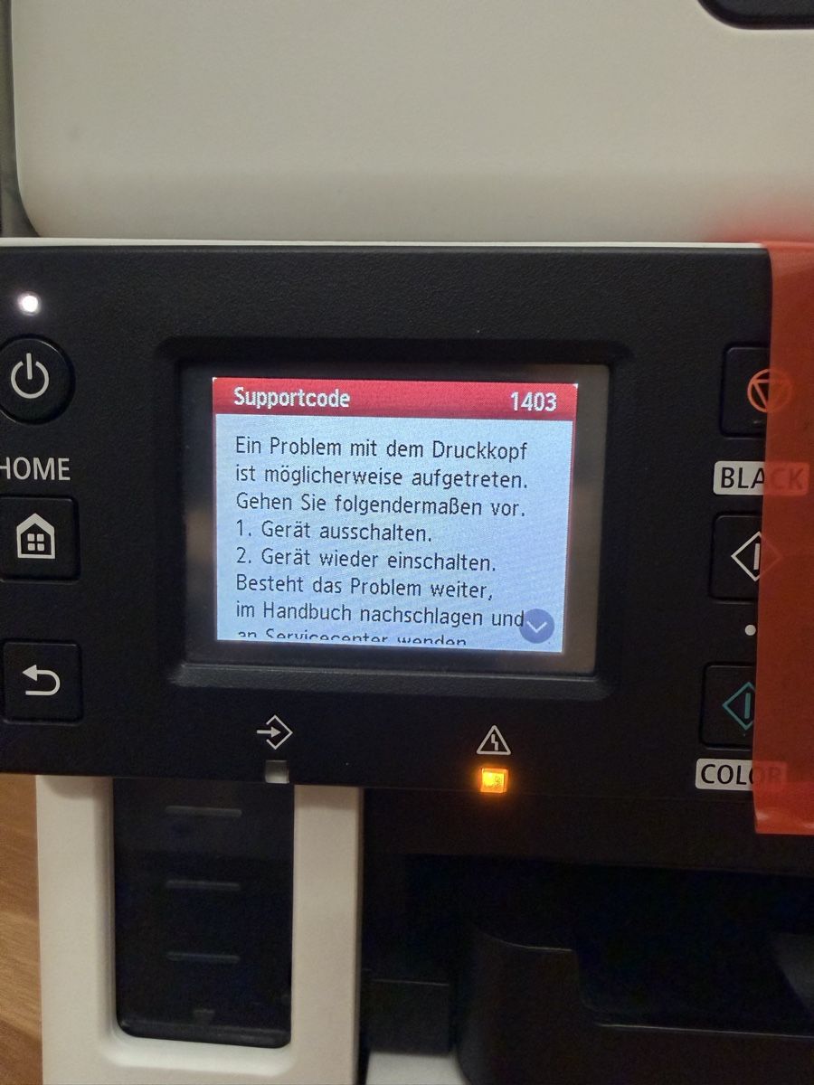 Canon Drucker: Drucker Maxify GX7050 defekt  – Defekt aus Riehen von Pcat 1