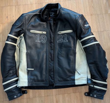 A.J.S. Motors Herren Lederjacke – Gr. 56 (XXL) – Vintage