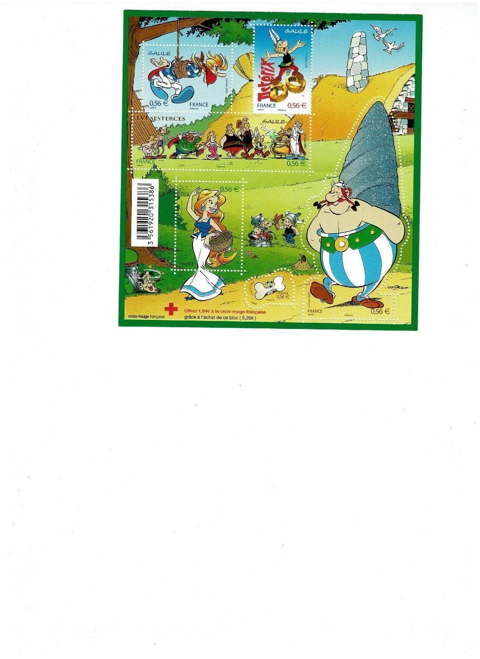 Tutti i francobolli: Obelix Astérix 1 KB ** – Nuovo e nell'imballaggio originale da Lausanne venduto da Whorvath