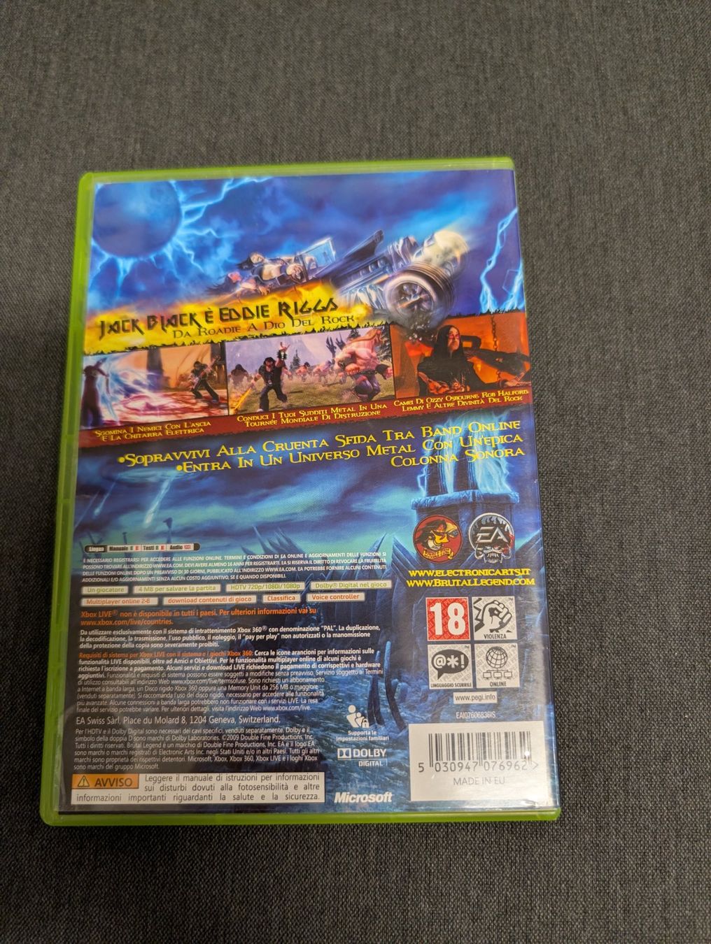 Giochi: Brütal legend Microsoft Xbox 360 – Usato da Giubiasco venduto da Ticinerd 1