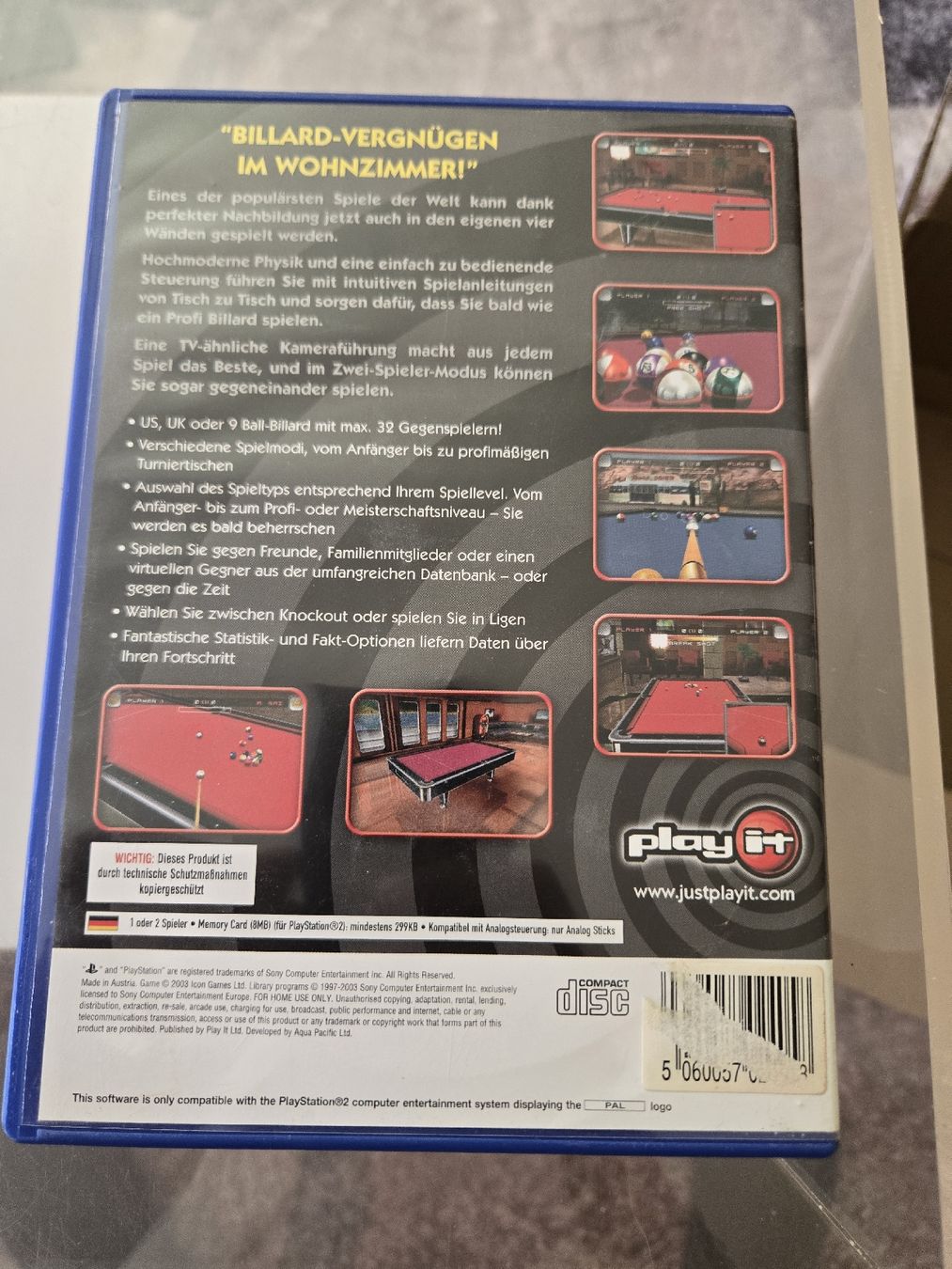 Giochi: International Pool Championship PS2 – Usato da Bussigny venduto da Kfdlt 1
